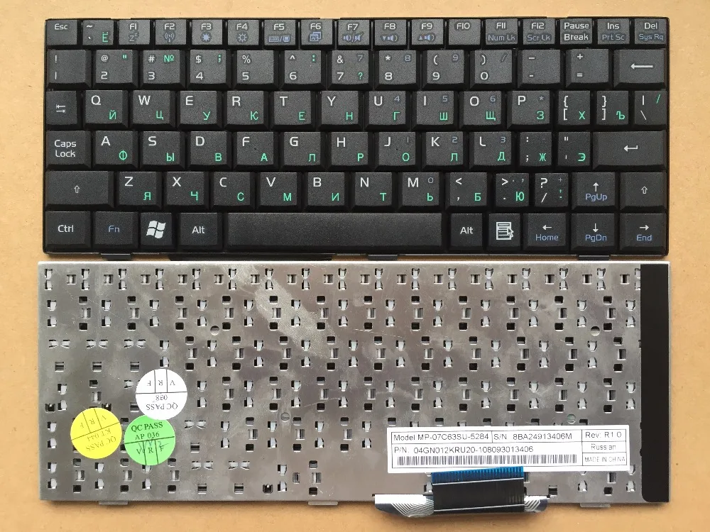 Ru Russia For ASUS EPC EeePC 700 701SD 900 900A 900HD 901 Black Laptop Keyboard RU layout | Компьютеры и офис