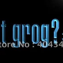 LK645-Пираты получили Grog доска с черепами Pub светодиодный неоновый свет Знак Домашний Декор ремесла