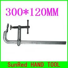 BESTIR производство Тайвань отличное качество 300*120 мм F зажимы сверхмощный с Т-образной поворотной ручкой, № 10711