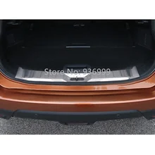 Stainless Steel Rear Bumper Locker Protector Sill Plate Stickers Suitable for Nissan X Trail X-Trail 2014 2015 Car Accessories
