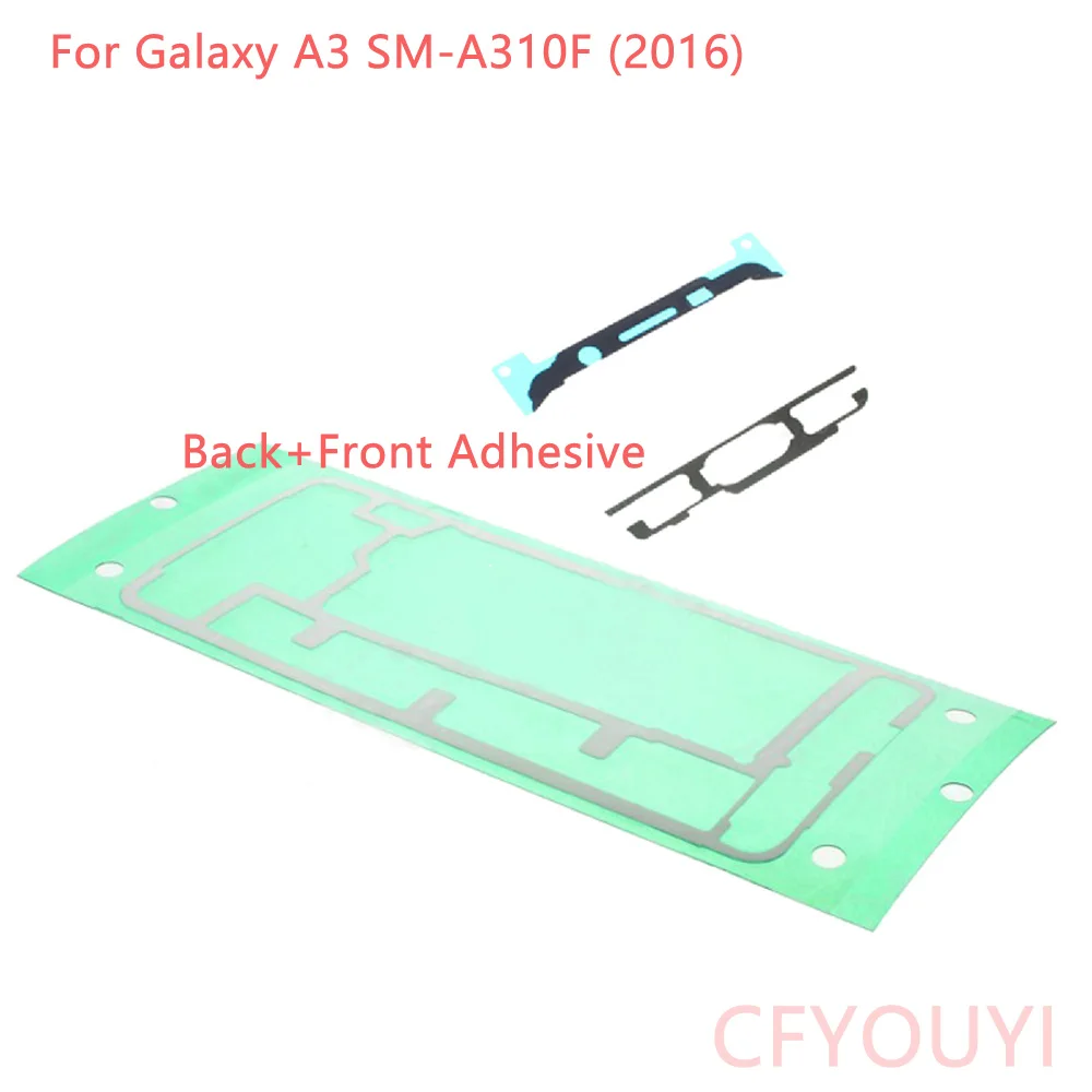 Клейкая лента CFYOUYI для Samsung Galaxy A310 наклейка на переднюю рамку + задняя крышка