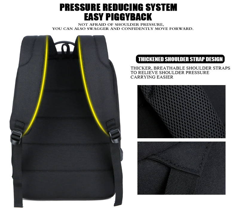 New Business Backpack USB charging 15inch Men's Women's Laptop Backpacks  For Teenager Fashion School Bag Male Travel bagpack (11)