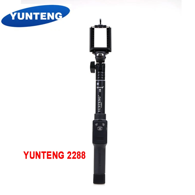 YUNTENG YT-2288 Выдвижная селфи палка монопод с Bluetooth для удаленной съемки для iPhone 5 6 6 S samsung GoPro Sony DSLR камер