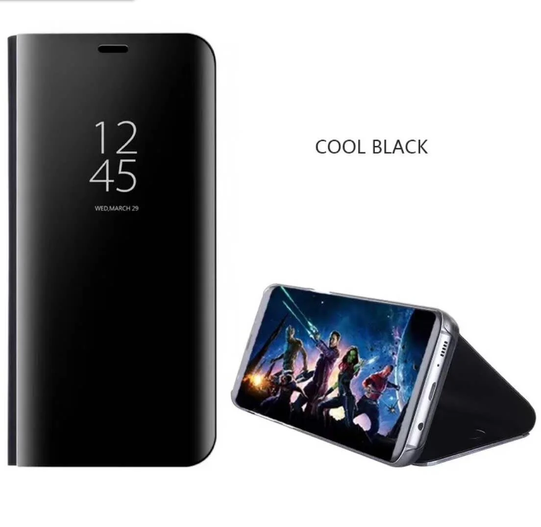Прозрачный зеркальный умный чехол для Samsung Galaxy S9 S8 Plus S6 S7 edge J3 J5 J7 2016 2017 чехлы с