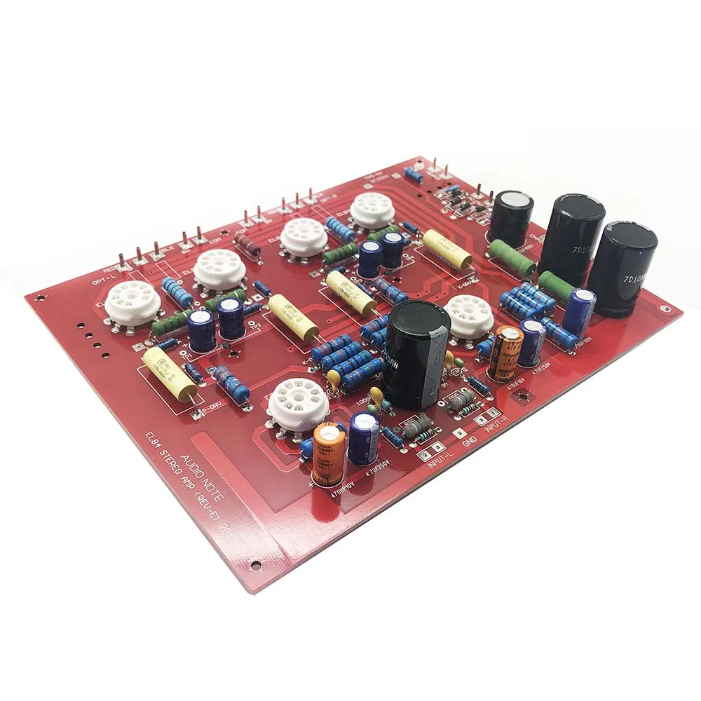 Lusya Hi-End стерео Push-Pull EL84 вакуумный ламповый усилитель PCB DIY Kit AUDIONOTE PP схема с емкостью D4-004