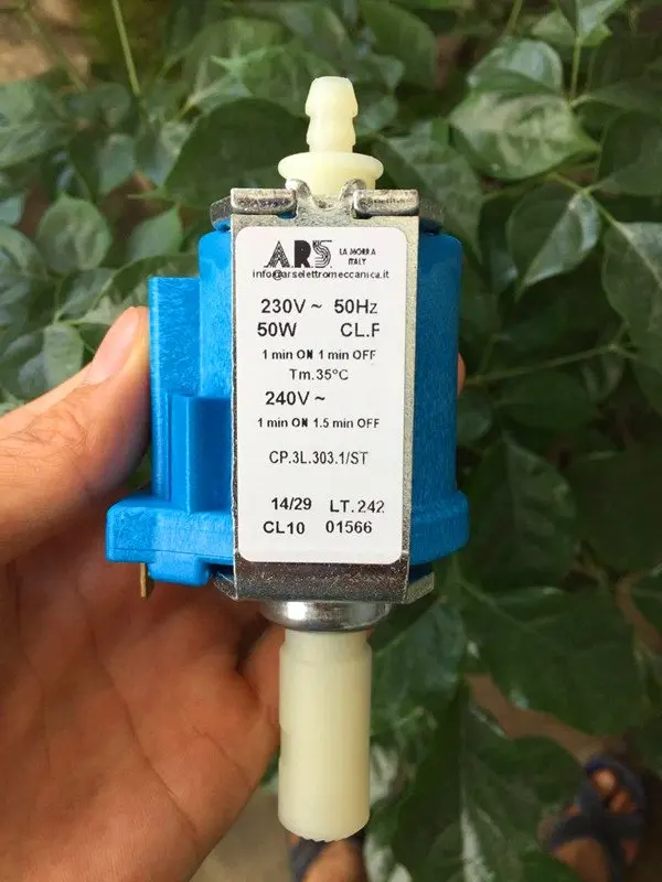 solenoid pump: water/piston pump/230-240V/50W/high pressure /steam iron, steam cleaner, coffee solenoid pump: water/piston pump/230-240V/50W/high pressure /steam iron, steam cleaner, coffee