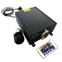 45 W мерцание волокно двигателя rgb 24 клавиши беспроводной пульт дистанционного управления Оптическое волокно свет драйвер Мерцающие светодиодные полосы освещения мощностью 45 Вт led волокно двигателя AC100~ 256 V вход