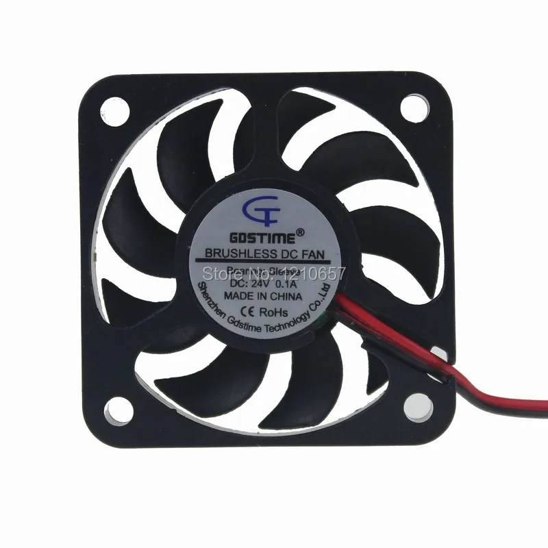 20Pieces LOT Gdstime 50mm 5010 5cm 50x10mm DC 24V 2Pin Micro Radiator