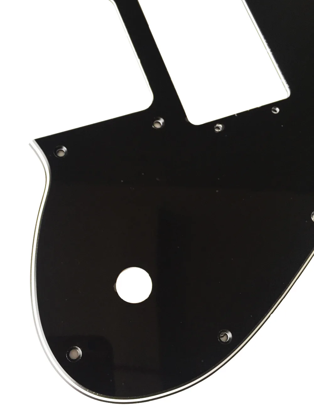 Pleroo Custom Guitar pickgaurd-для '72 Custom RI Tele Guitar Pickguard Scartch Plate, 3 Ply Black