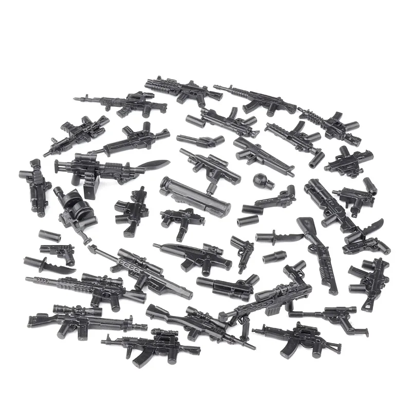 

Parts kit Modern military weaponry military DIY weapon accessories Building Block Brick original mini figures toys