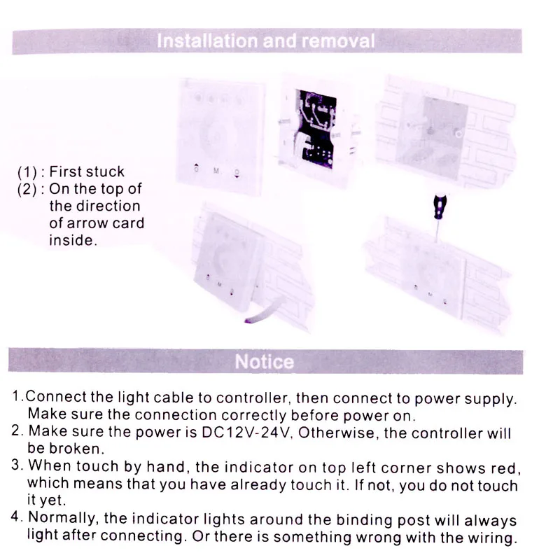 dual color dimmer 12v 14