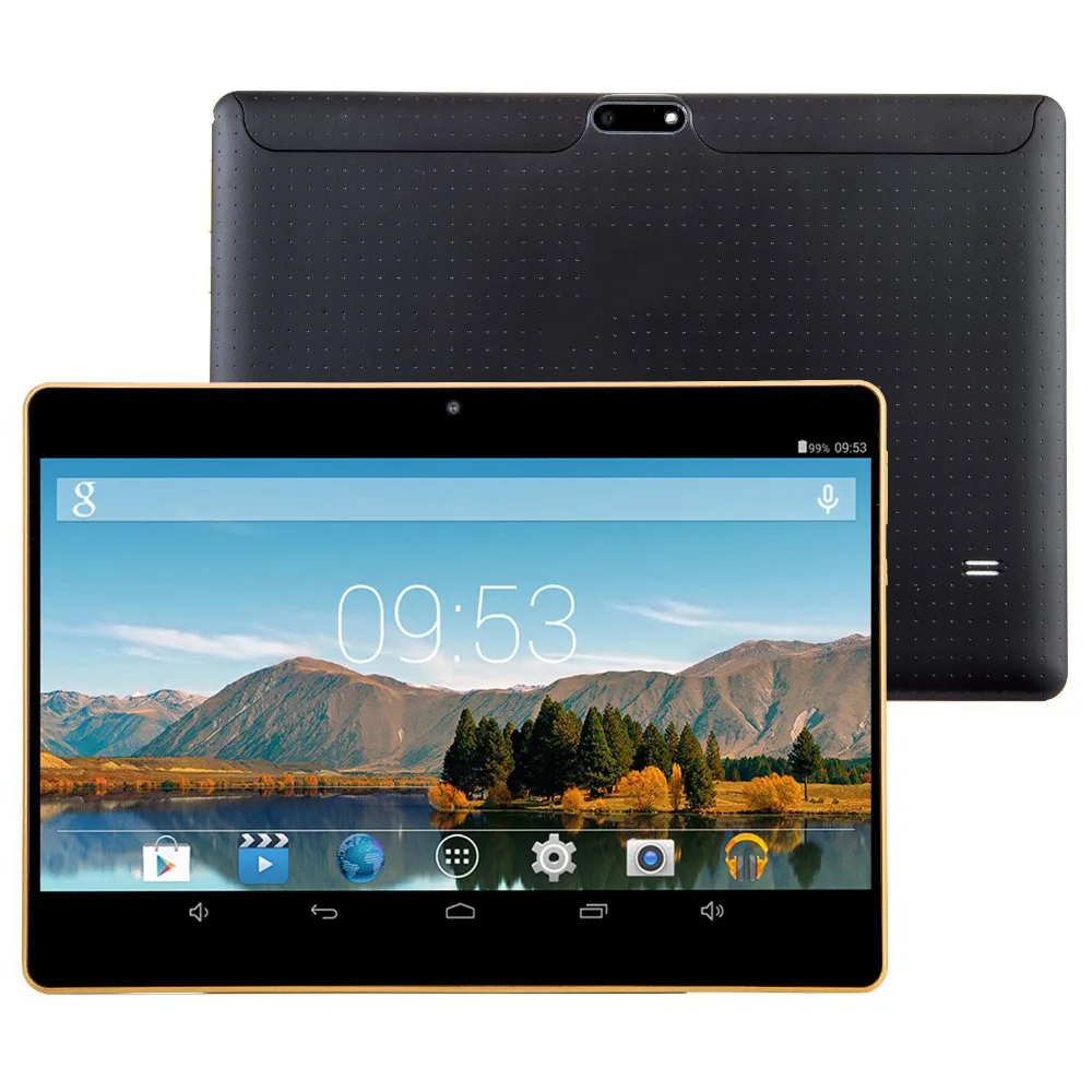 10 настольных ПК WiFi Восьмиядерный компьютер Android 5 1 3G 4G Let Dual SIM IPS 1280x800