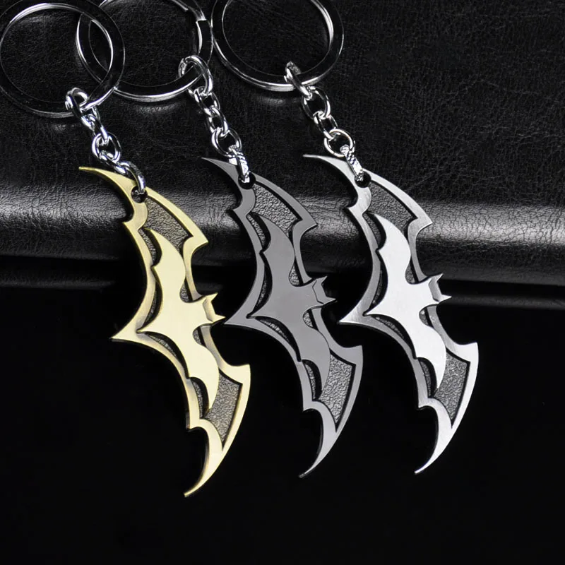 

Superhero Batman Keychain Men Trinket Marvel Spiderman Key Chain V for Vendetta Iron Man Key Ring Holder Jewelry Gift Souvenirs