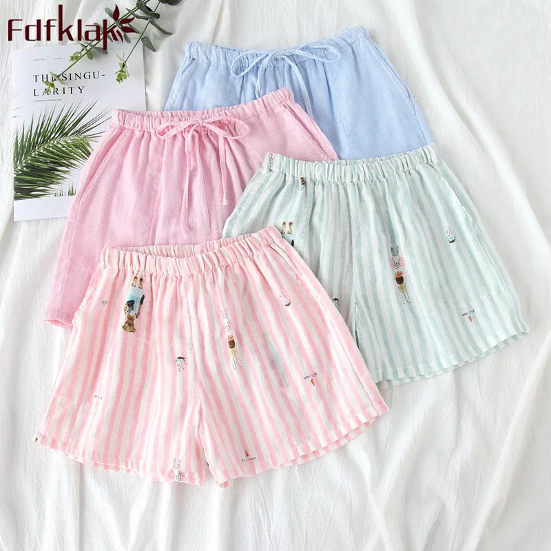 

Fdfklak New Summer Sleepwear Women Pant Short Sleep Pants Girl's Pajama Bottoms Pant Casual Ladies Homewear Pijama Pants