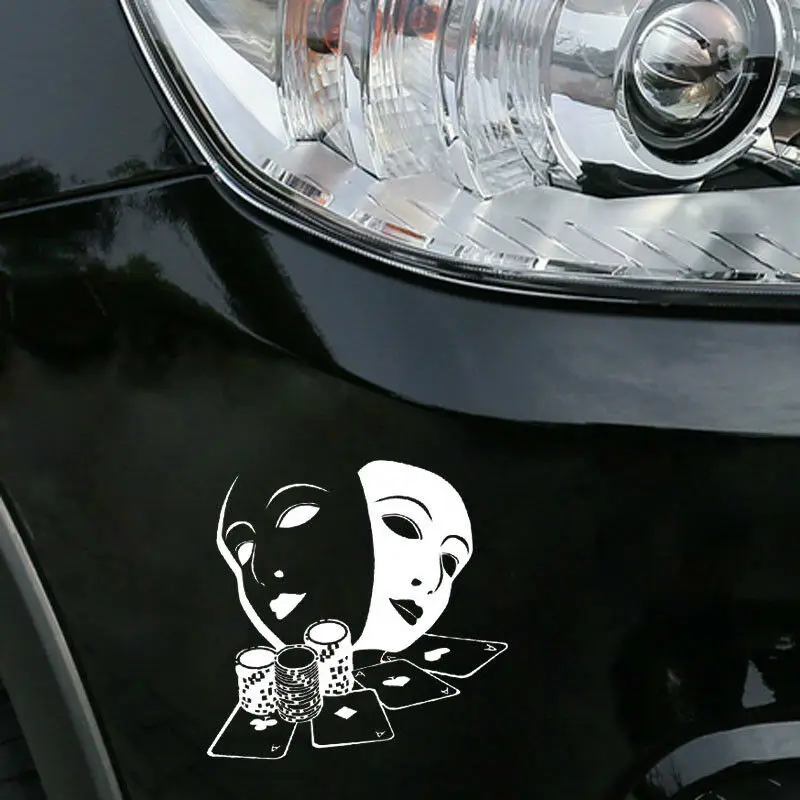 

Mafia Mask For Auto Car/Window Vinyl Decal Sticker Decals Decor CT064