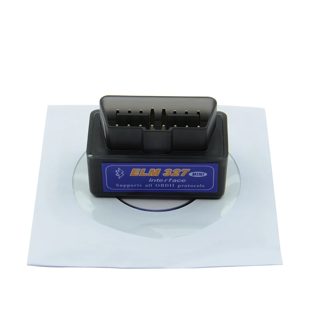 OBD V2.1 Мини ELM327 OBD2 Bluetooth автоматический сканер OBDII 2 Автомобильный ELM 327 Тестер диагностический инструмент для Android Windows Symbian - Цвет: ELM327 Black V2.1