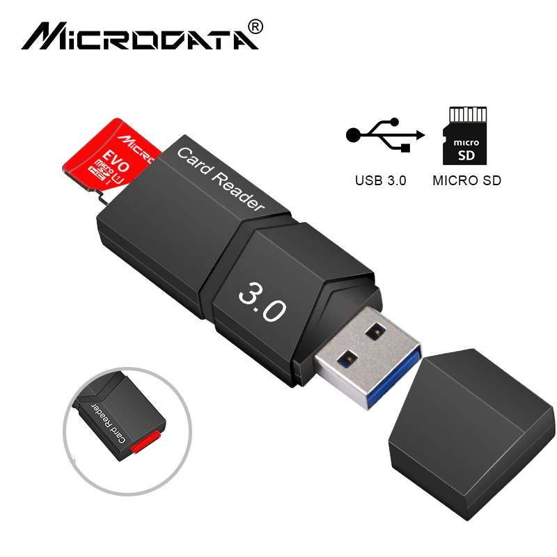 Высокоскоростная карта памяти 4K UHS-3, 256 ГБ, 128 ГБ, 64 ГБ, Micro sd карта, 32 ГБ, класс 10, флеш-карта TF, Microsd, sd карта, s Бесплатный SD адаптер - Емкость: USB 3.0 Card Reader