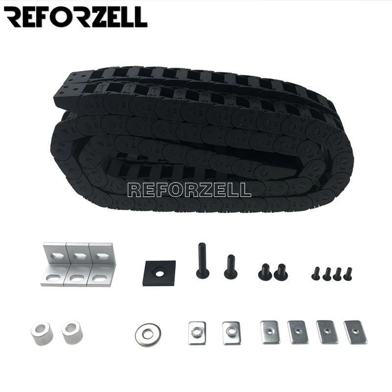 

Pack 10x15mm Open Drag/Cable Chain Pack Wire Carrier chain Pack for Workbee CNC Router Machine