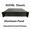 2U coque d'ordinateur en aluminium panneau 2u350MM Support MicroATX PC alimentation pare-feu 19 pouces type de rack châssis ► Photo 1/6