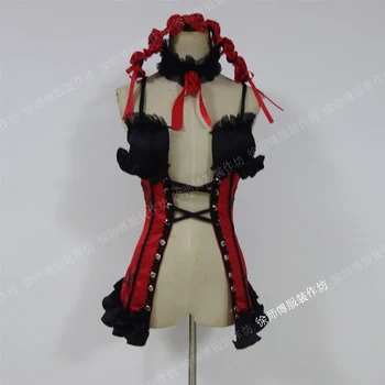 

[Customized] Anime Nightmare DATE.A.LIVE Tokisaki Kurumi lingerie underwear Cosplay Costume For Women Halloween Free Shipping.