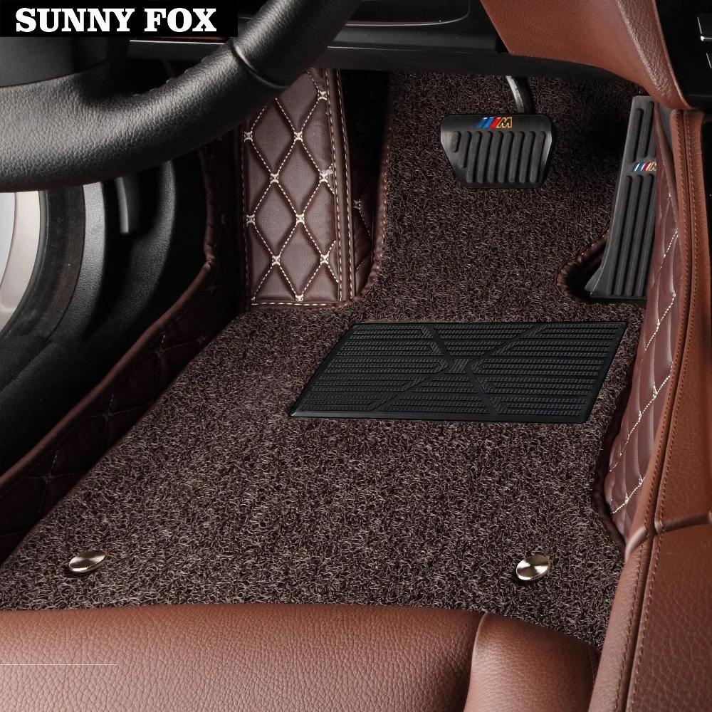 SUNNY FOX Car floor mats for Volkswagen Beetle CC Eos Golf Jetta Tiguan