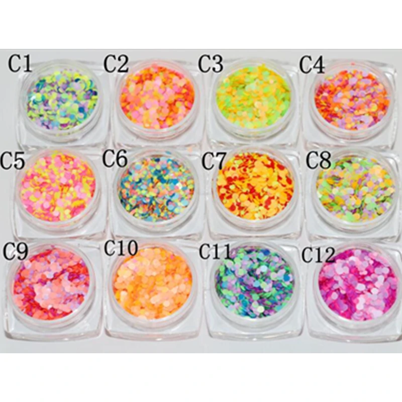 Nail Art Confetti Shapes  Home Design Life Styles