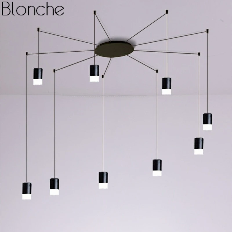 

Modern LED Pendant Lamp Art DIY Hanging Lamp String Light for Living Dining Room Home Decor Simple Fixtures Suspension Luminaria