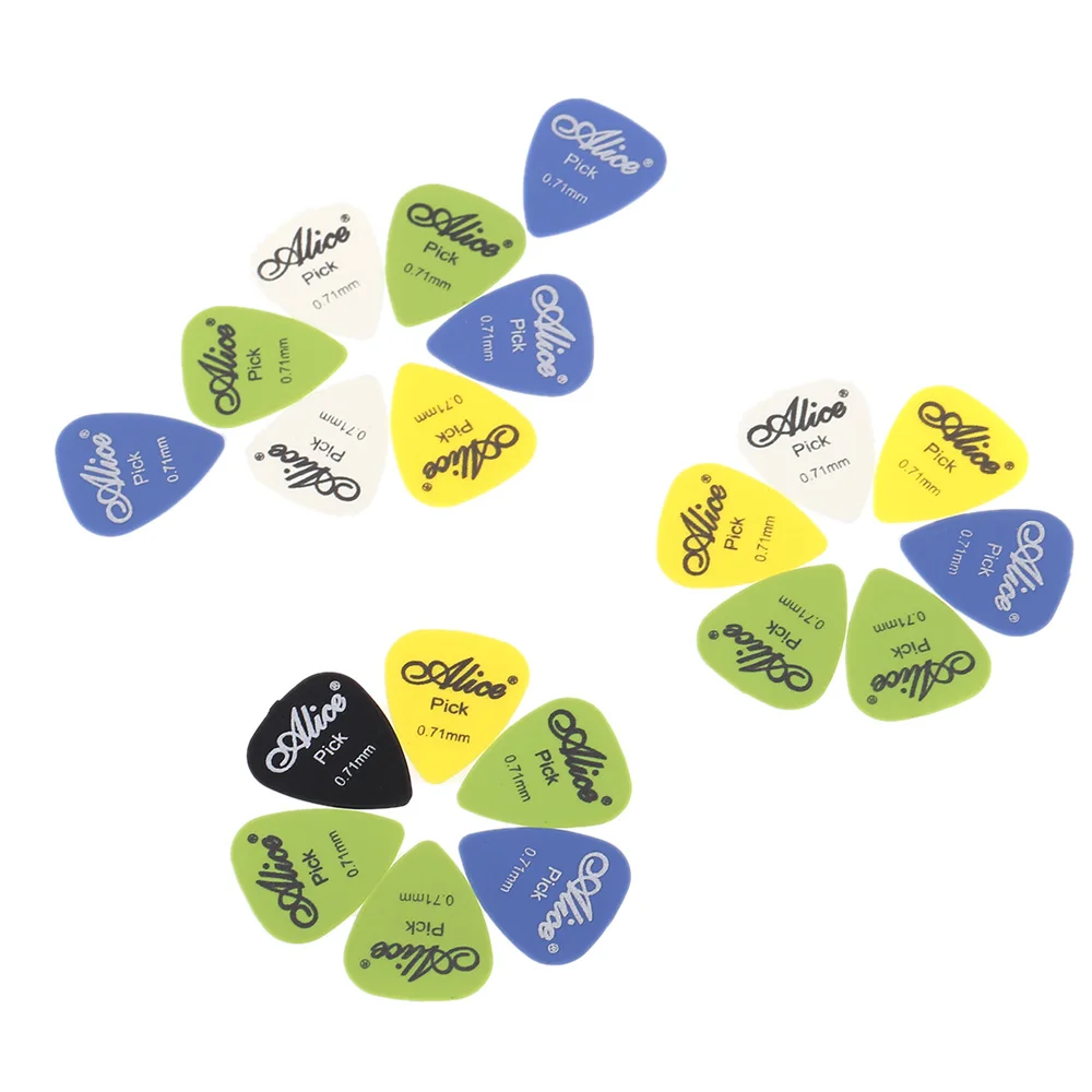

Alice AP-F 20pcs/set Picks Guitar Picks Guitar Plectrums 0.71mm Frosted Matte Nylon Material New Arrival