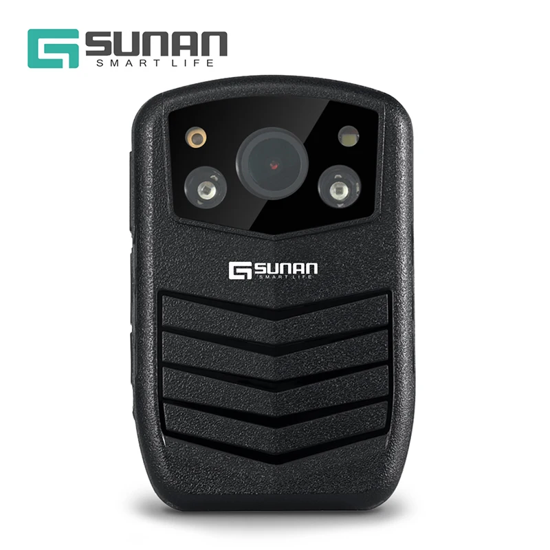 

GSUNAN 1296P Police Body Worn Camera with Built-in 16GB Memory IR Light 8 Hours 4000mAh Battery IP67 33MP HD CMOS Sensor