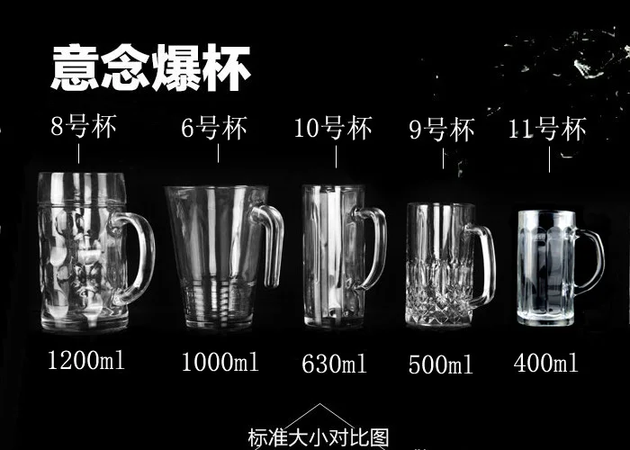 

1PC Self Explosion Bottle,Multiple styles,Water cup,Beer mug,bottle breaking magic,stage magic tricks,mentalism,illusions