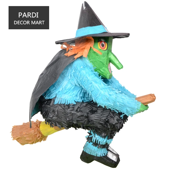the halloween witch pinata kids birthday party beating props beating games party supplies halloween decoration