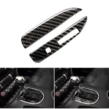 Салонный Легковесный подъемник карбоновая Автомобильная Внутренняя Шестерня декоративная накладка наклейка для Ford Mustang zk30