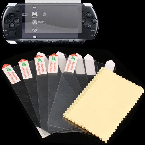 5PCs Clear Screen Protector Protective Film Guard for Sony PSP 1000