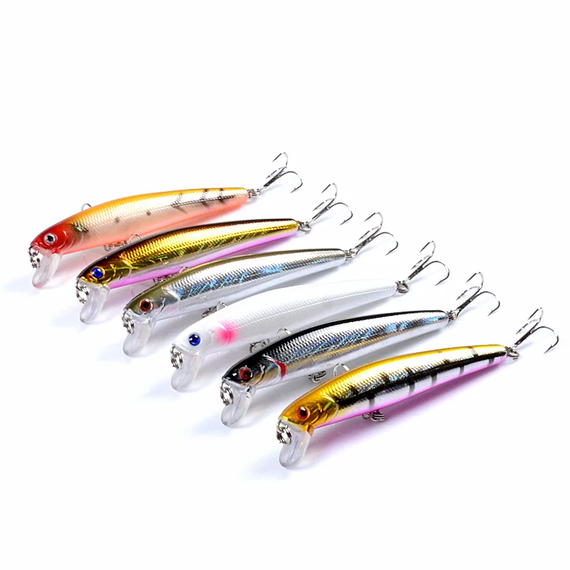 Minnow рыбалка приманки 9.6 см/9 8 г искусственные для отдыха на открытом воздухе 3d Bionic