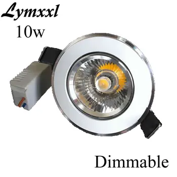 

Dimmable Led Downlight 10W Led Recessed Lights For Home AC110-240v Warm / Natural Cool White Led Down Light 60 Angle