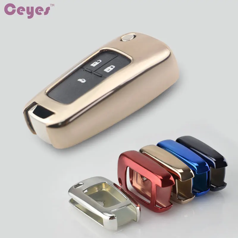 Чехол держатель для ключей Ceyes из ТПУ Chevrolet Cruze Aveo Trax Opel Astra Corsa Meriva Zafira Antara J Mokka