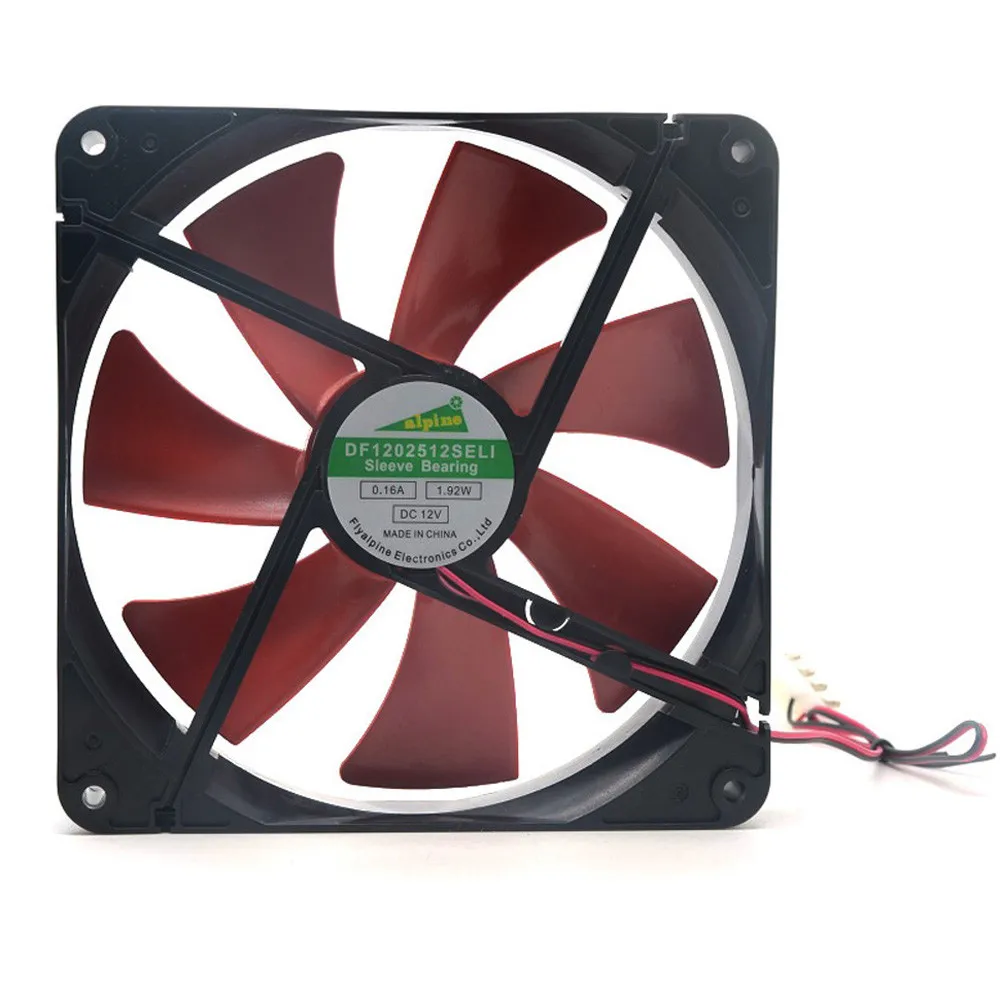 

HEYGENIALES SimpleStone Best silent quiet 140mm pc case cooling fans 14cm DC 12V 4D plug computer cooler June08 *30
