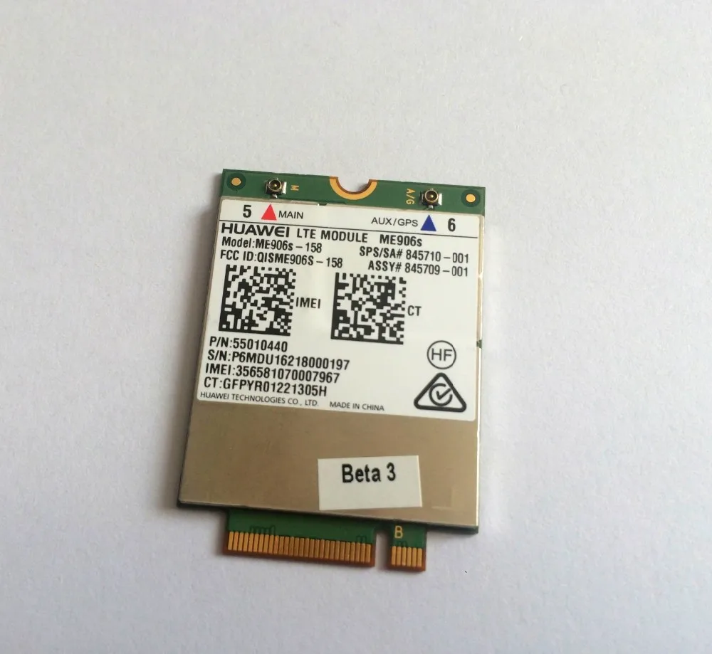 Unlocked ME906S ME906S-158  +2pcs 4G NGFF antenna NEW&Original M.2 Qual band FDD LTE 4G module best 4g usb modem