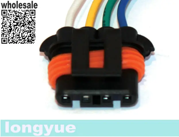 Pump Wiring Harness With Square Connector 4 Wire Pigtail New 15cm Wire