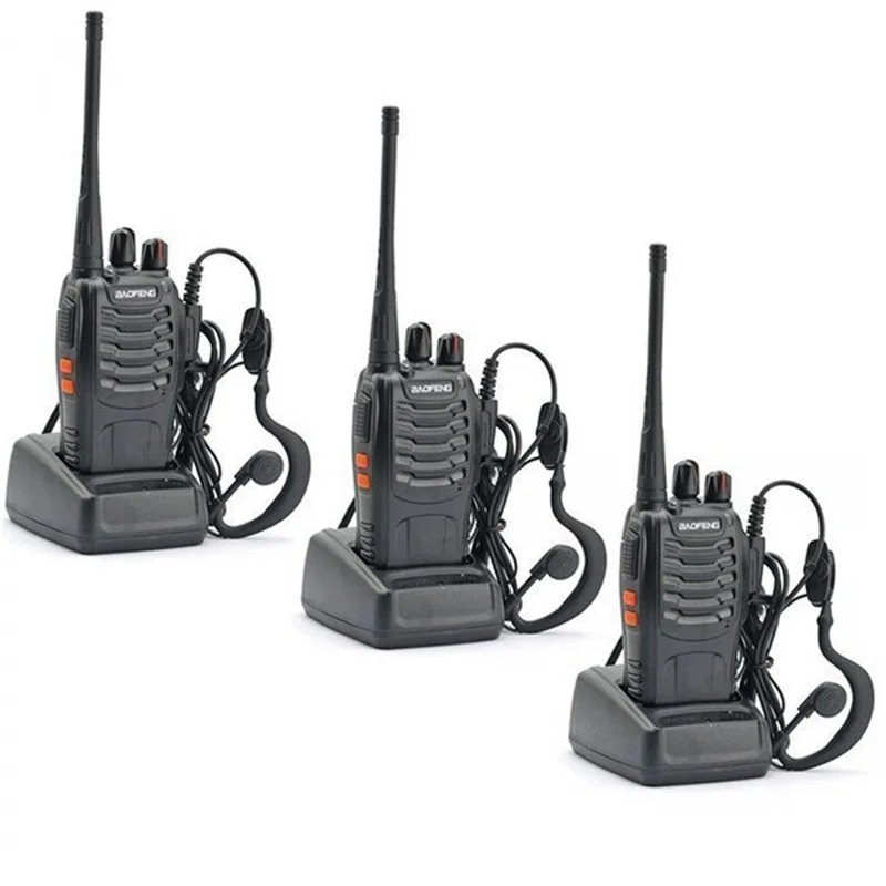 

3pcs Baofeng BF 888S Walkie Talkie UHF 400-470MHz 5W 16 CH VOX Flashlight Scan Monitor Voice Portable Two Way Radio