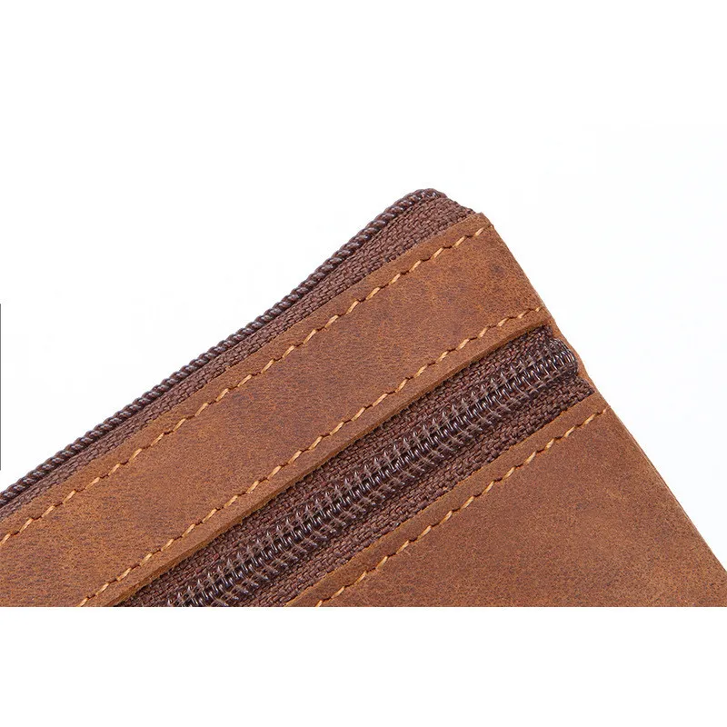 Новая модная короткая маленькая сумка, мужские кошельки из натуральной кожи, кошелек для монет, клатч, кошелек, женский кожаный держатель для карт, кошелек для денег