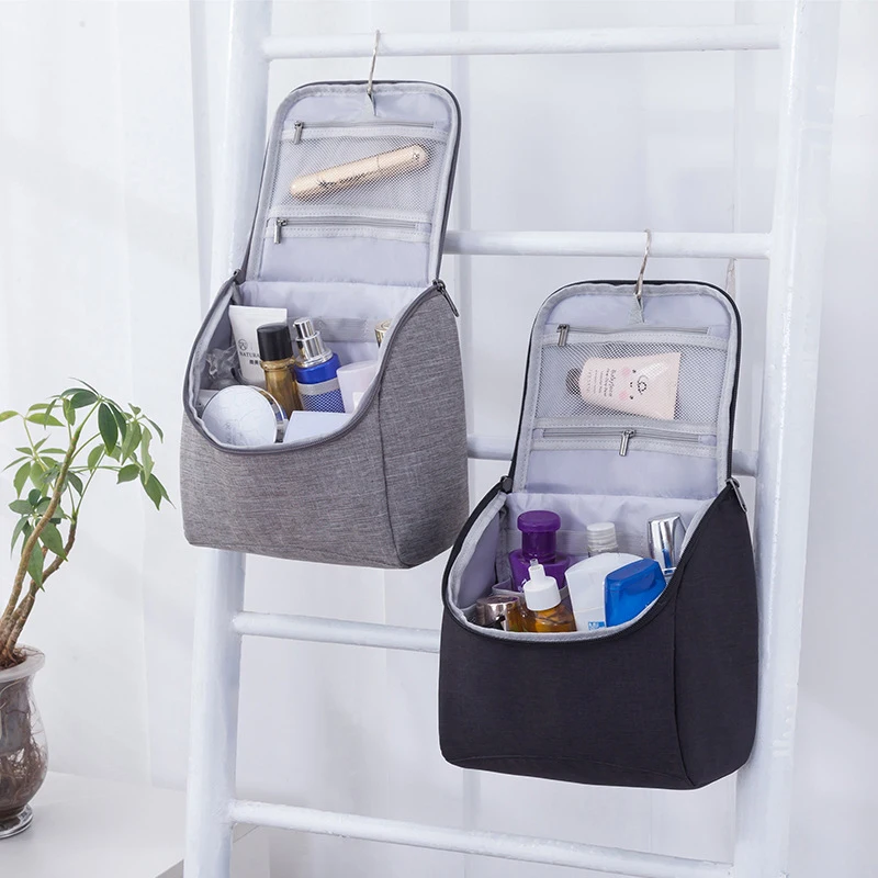 

Travel Organizer Bag Cosmetic Makeup Storage Bag Waterproof Polyester Containers Box Portable Make Up Cloth Bags Zipper Pouch