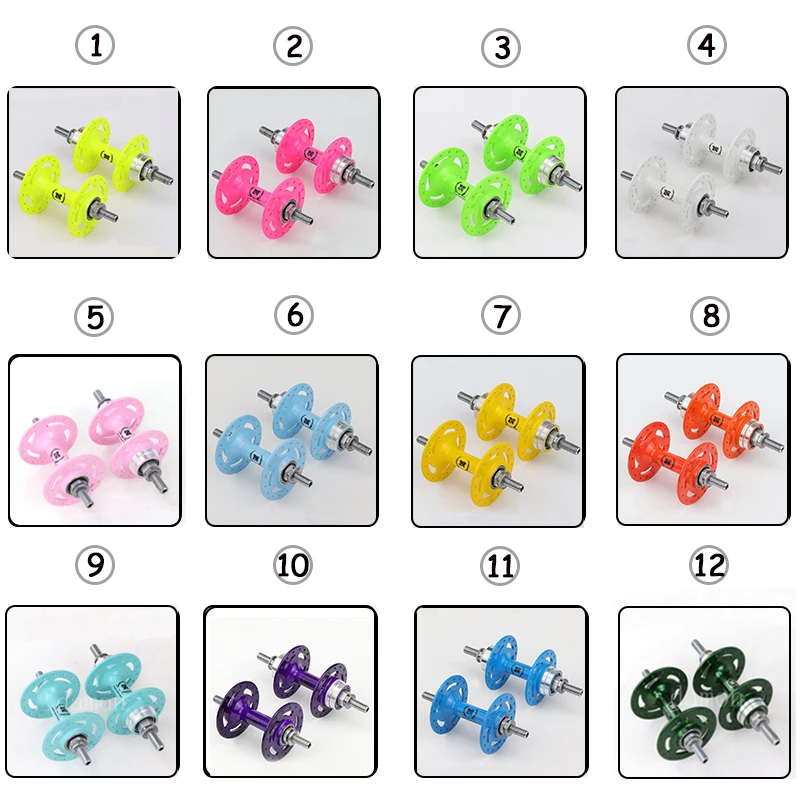 

Colorful Novatec A565SBT A566SBT 32 Holes Fixed Gear Single Speed Bicycle Hub Front And Rear 14 17T 2 Bearings 100 120mm