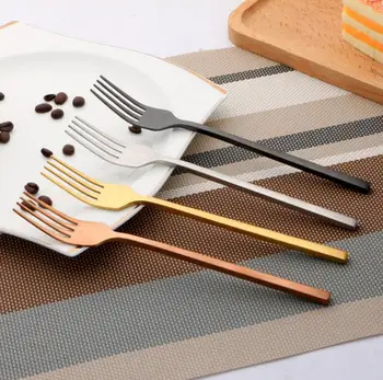 

30set High Quality Gold Cutlery Scoop Fork Knife Tea Scoop Gold Stainless Steel Food Silverware Dinnerware Set Utensil SN1100