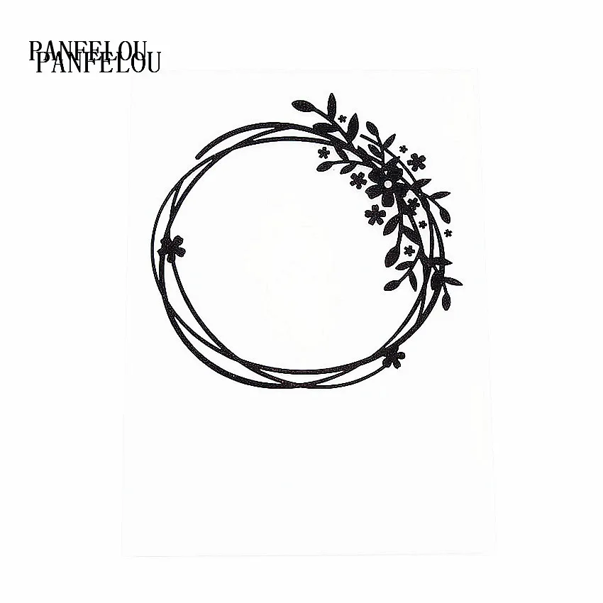

PANFELOU Easter Flower bracelet Embossing folders Plastic For Scrapbooking DIY Template Fondant Cake Photo Album Card Making