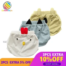 Lemonmiyu/летние шорты для малышей с животными шаровары с рисунками из мультфильмов Короткие штаны с эластичной резинкой на талии повседневные штаны для малышей, кот с большой мордочкой