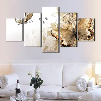 

5pcs 3D DIY Full Square round Diamond painting 5 Pieces"butterfly"Diamond mosaic Diamond Embroidery decoration house pictures