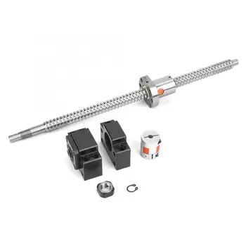 

360mm Ball Screw +Nut +BK/BF12 Bracket Base+6.35*10mm Coupler ball screw Set