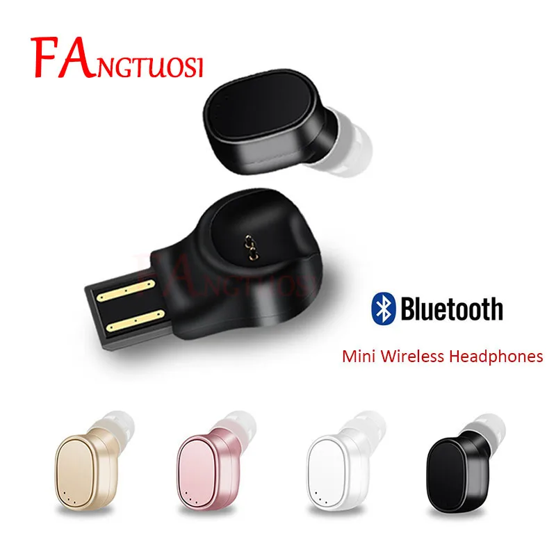 FANGTUOSI X12 Bluetooth гарнитура мини беспроводные наушники Портативная USB Магнитная Зарядка гарнитура спортивные наушники для iPhone 8