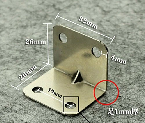 Métal Support D'étagère 90 Degré Angle Droit Support 12pcs Brass Tone G6D7 Métal Support D'étagère 90 Degré Angle Droit Support 12pcs Brass Tone G6D7